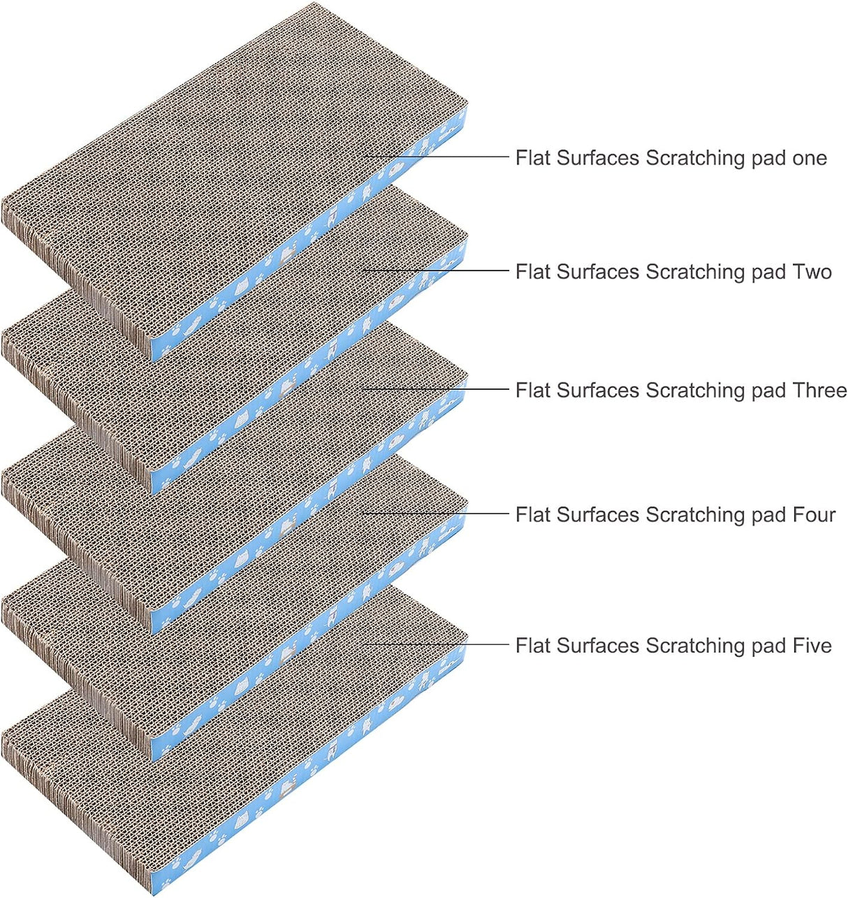 Rascador para gatos reversible duradero y reciclable