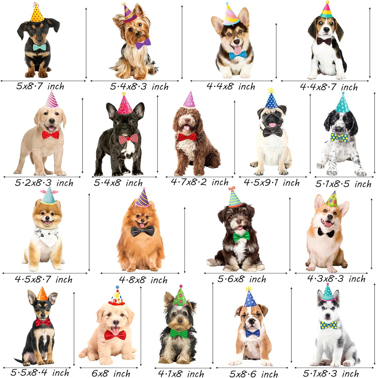 Decoraciones Colgantes para Fiesta de Cumpleaños de Perros