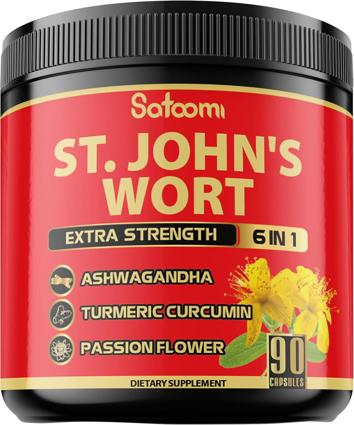 Suplemento Extracto de Hierba Ashwagandha Cúrcuma