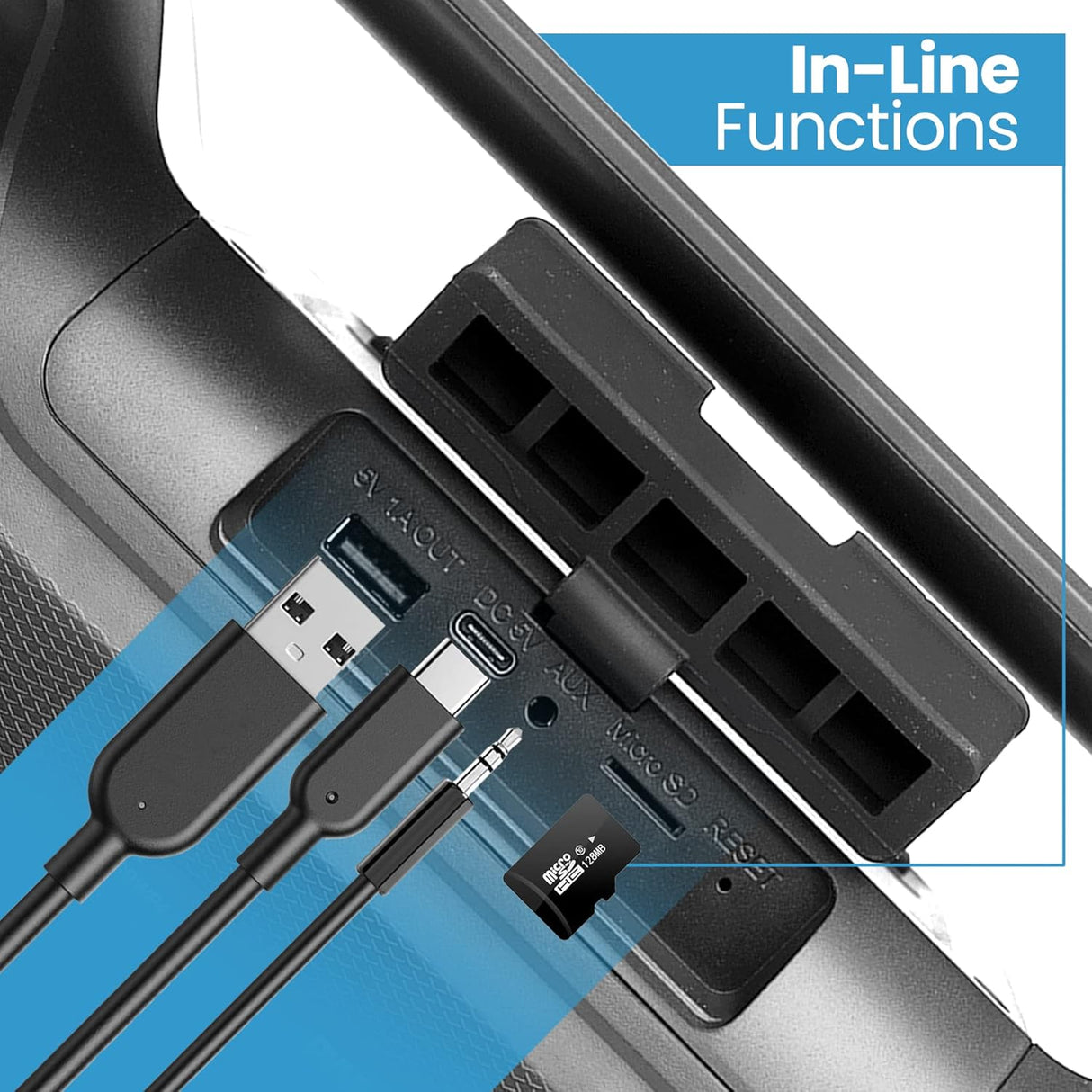 Parlante Portátil inalámbrico portátil PYLE-HOME PSBWP4