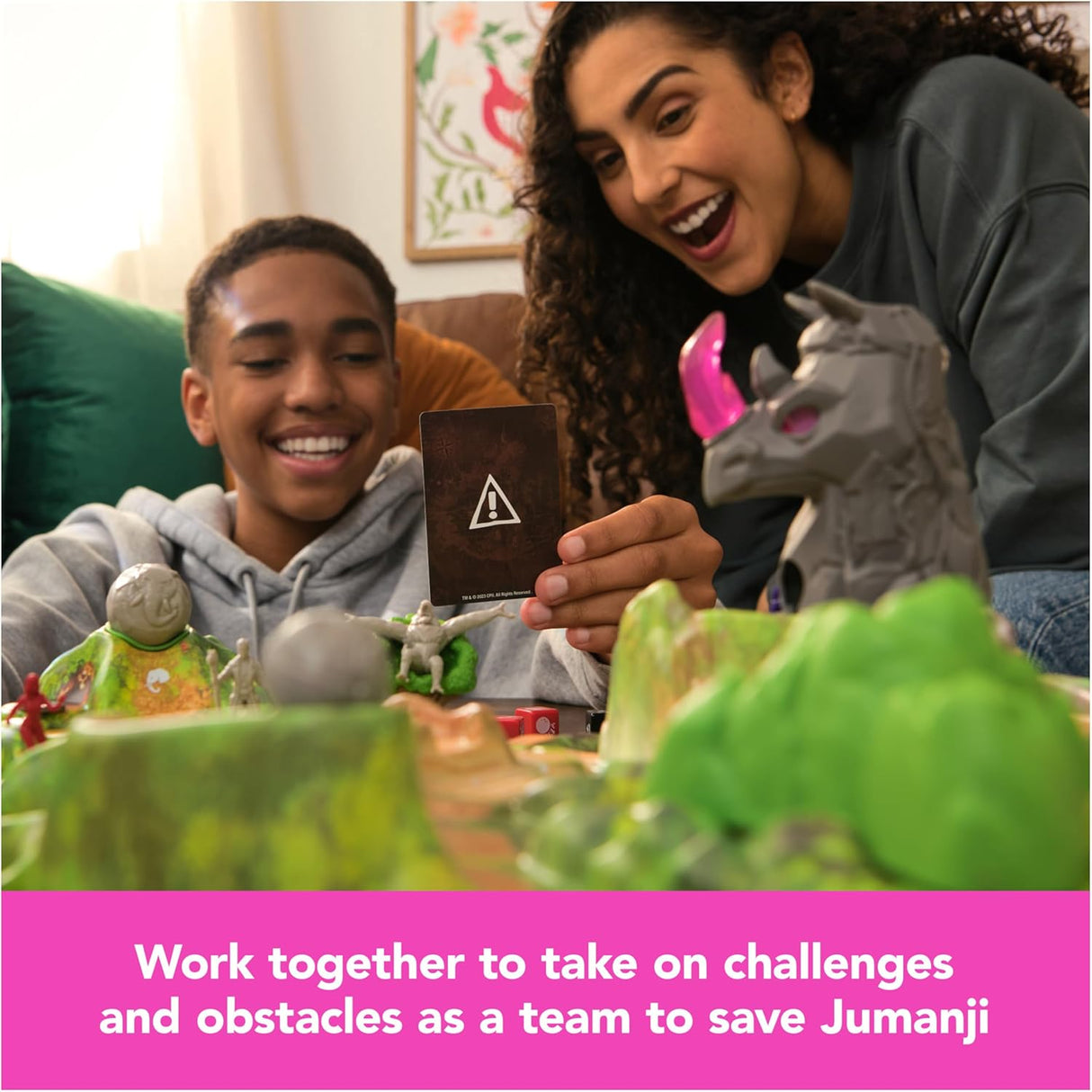 Juego de mesa Jumanji Stampede de Spin Master, cooperativo