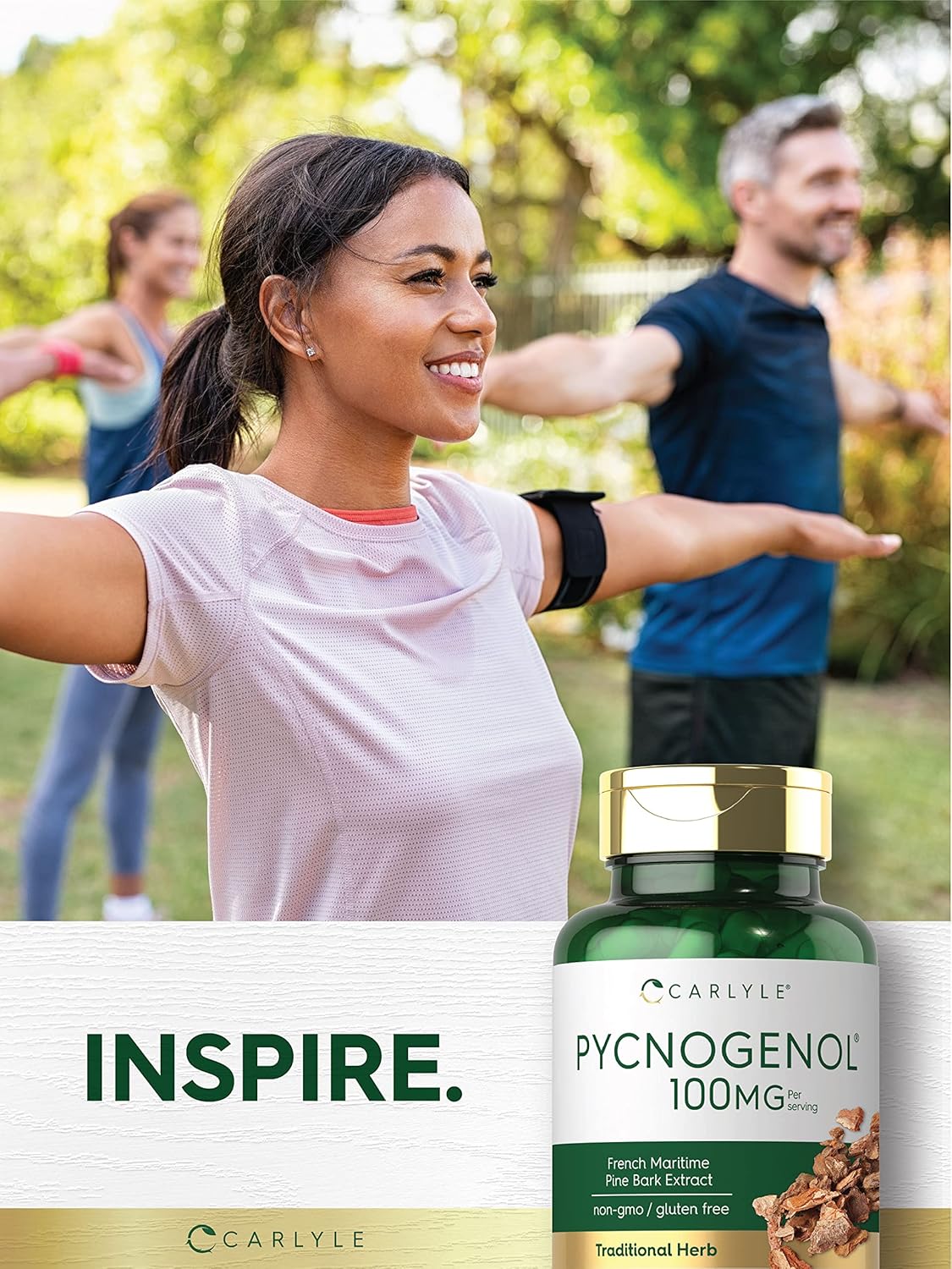 Suplemento Carlyle Pycnogenol 100 mg 30 cáp corteza de pino