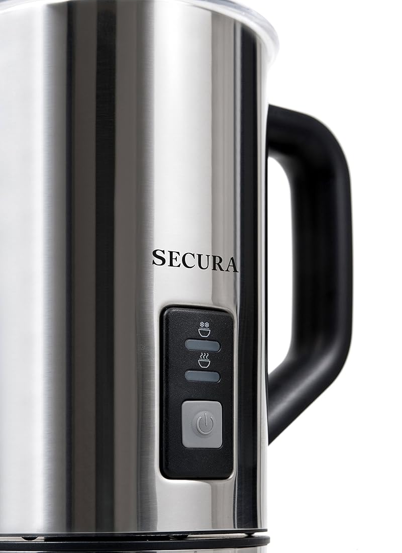 Vaporizador y calentado de leche eléctrico autmático, Secura