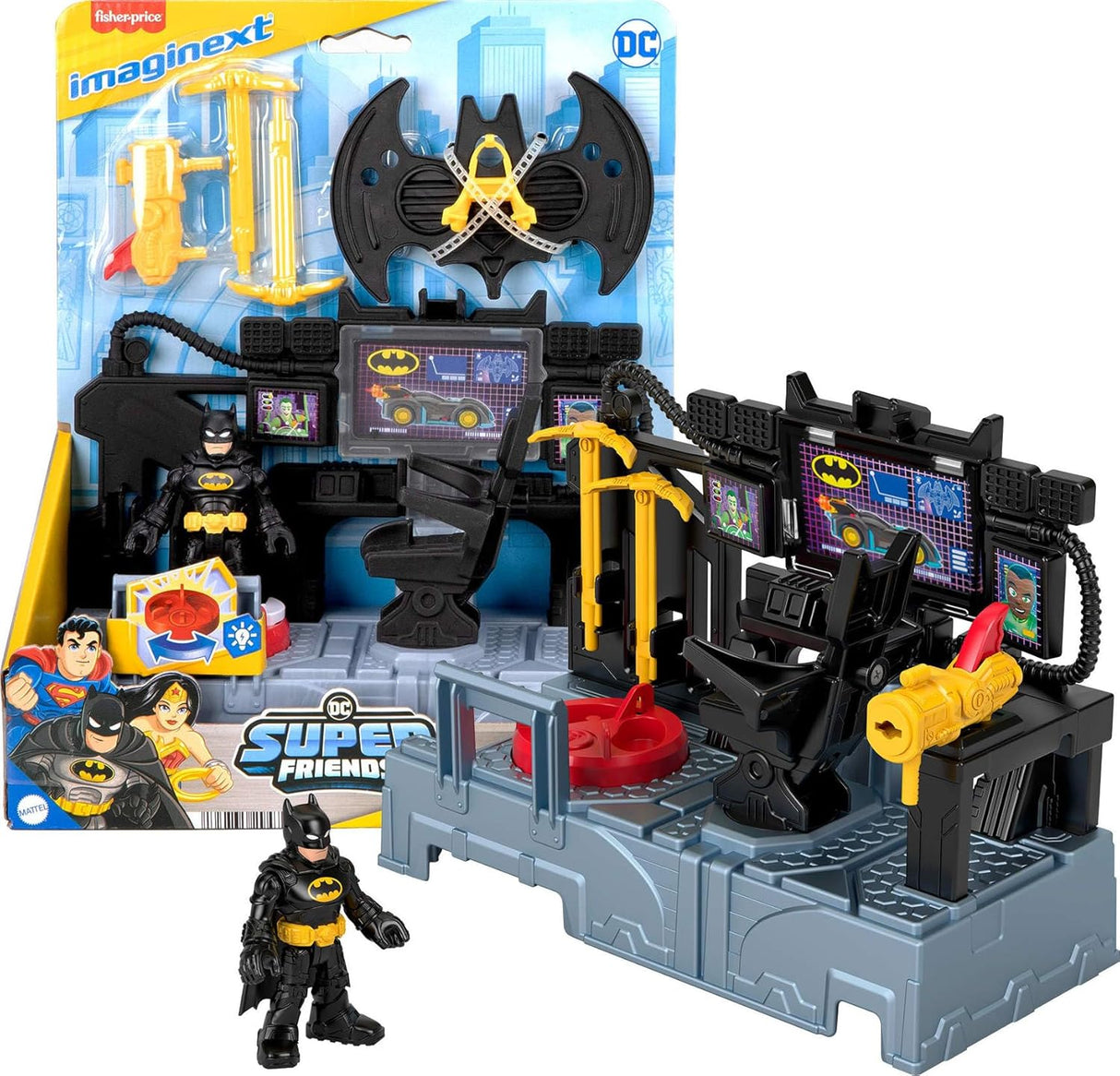 Fisher-Price Imaginext DC Batman Centro de Mando con Luces