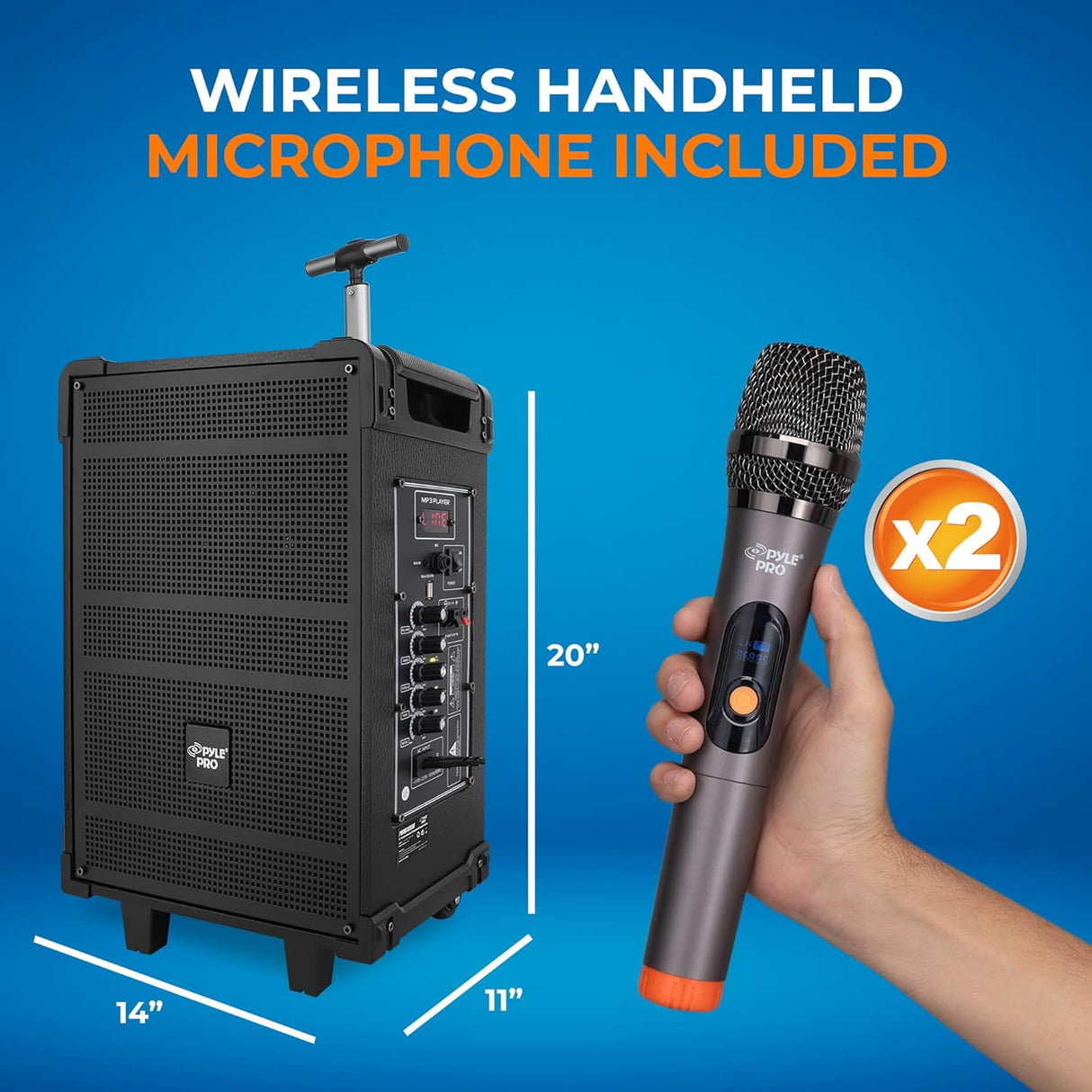 Parlantes Portátiles con Bluetooth PYLE-PRO PWMA899A