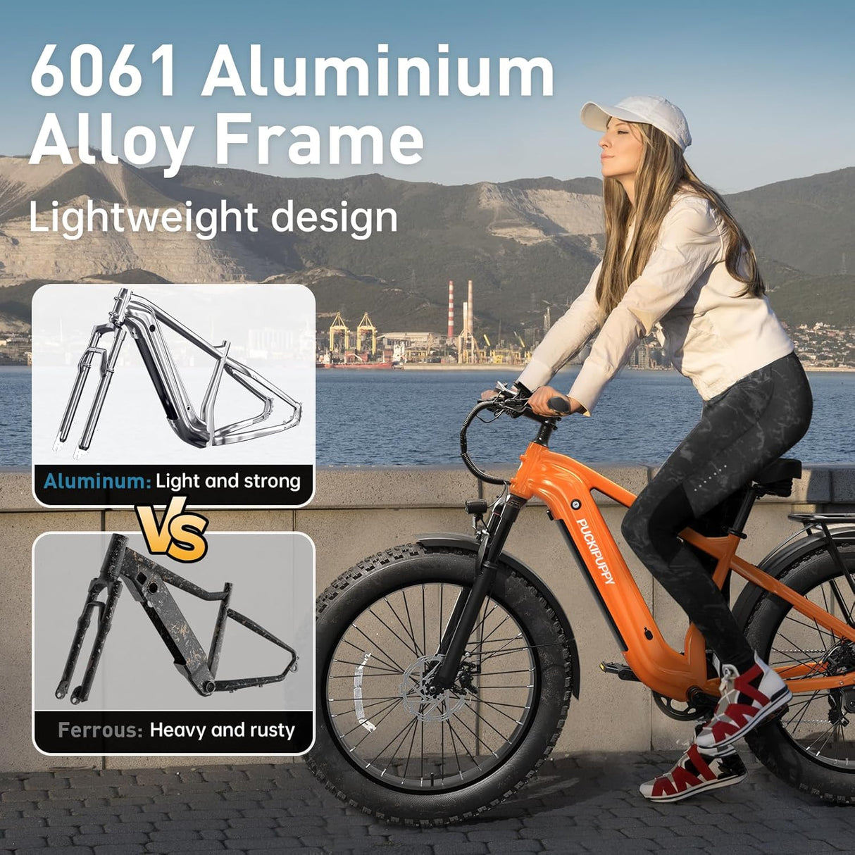 Bicicleta Eléctrica para Adultos Beagle 960W, 26 Montaña, 28MPH