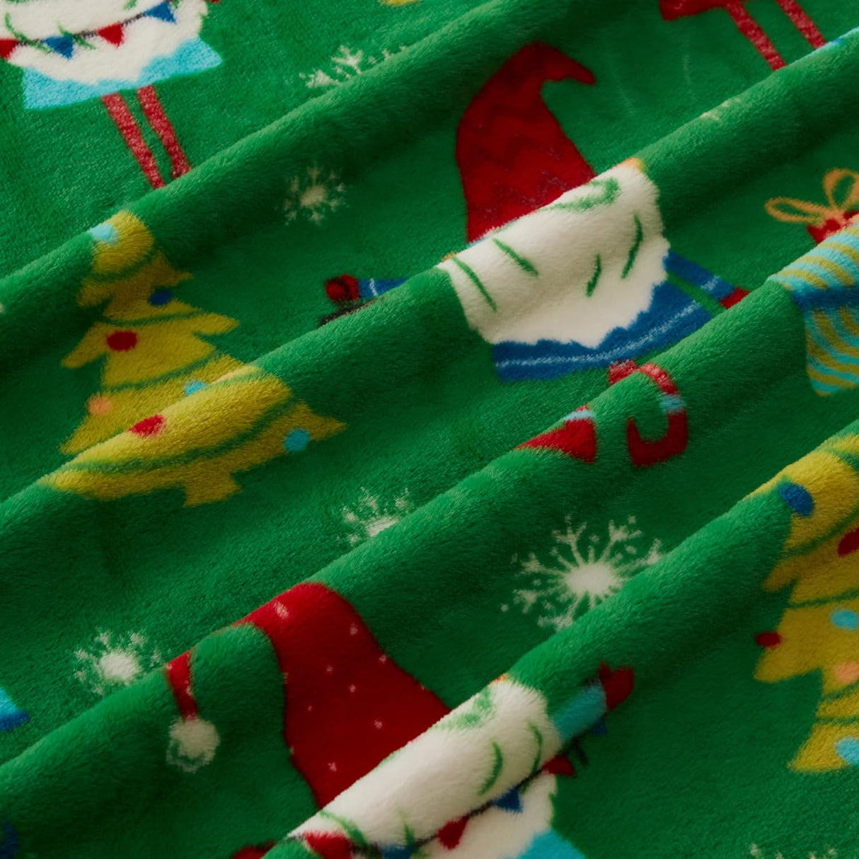 Manta COOVA de piel sintética y franela 50x60 pulgadas Navidad