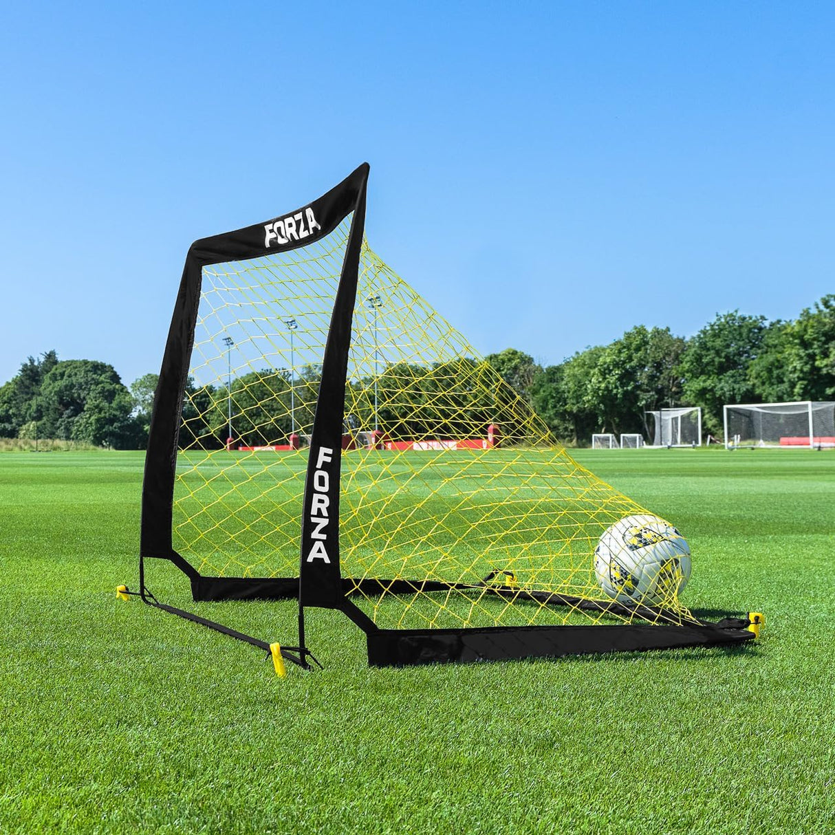 Portería desplegable para juegos y entrenamientos de niños