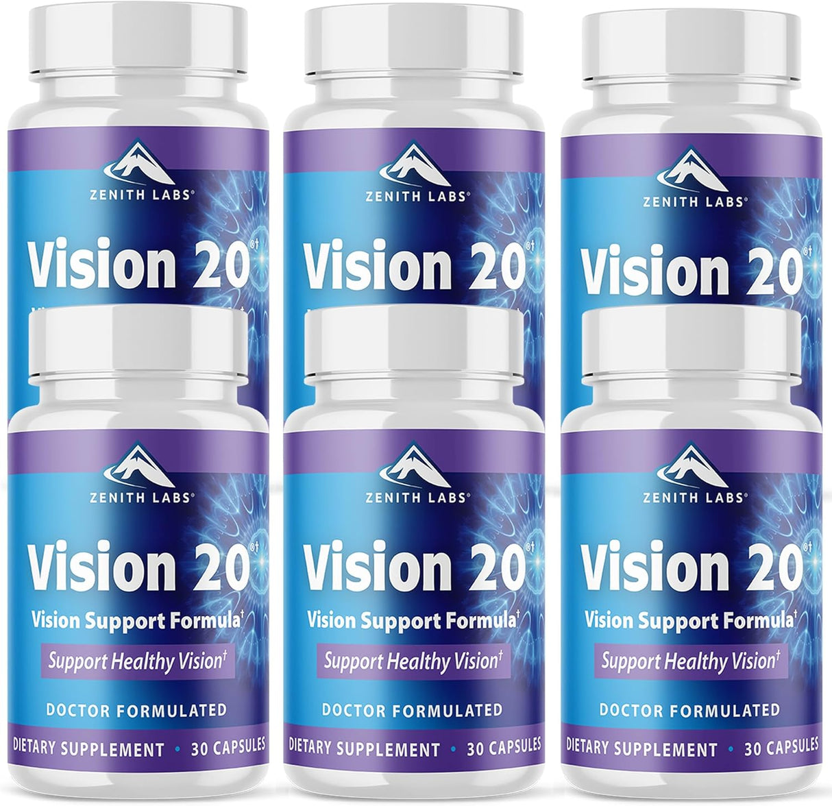 Suplemento Luteína y zeaxantina citrato de zinc pack 6