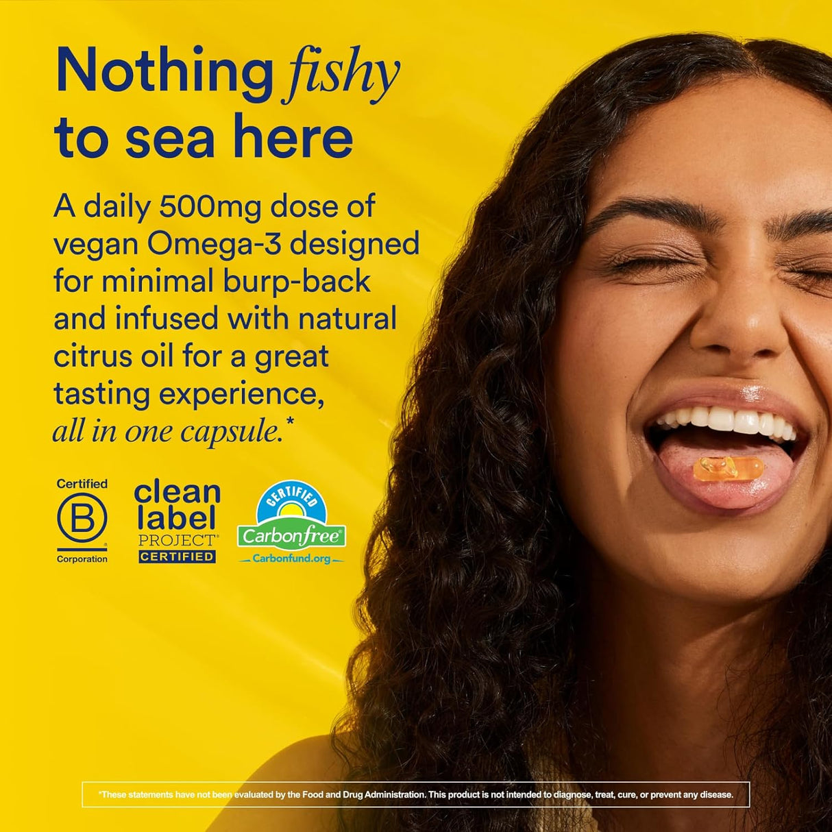 Omega 3 DHA y EPA Vegano - Microalgas Sostenibles, 30 Días