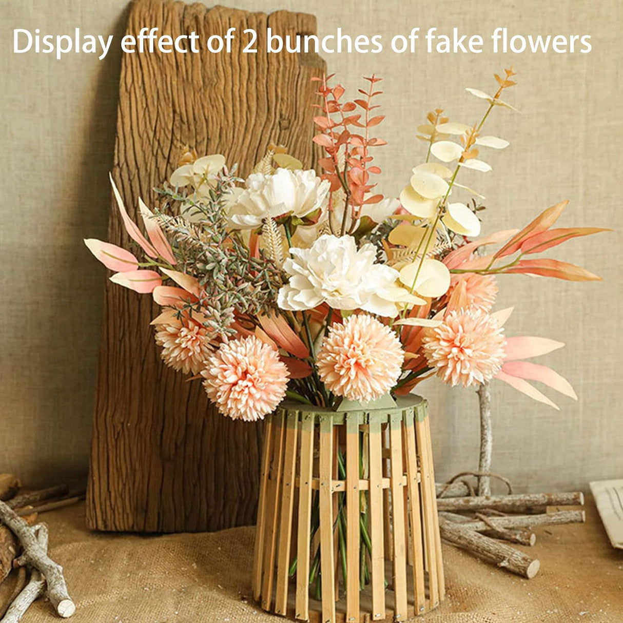 Flores Artificiales para Decoración, Centro de Mesa, Modelo XYZ