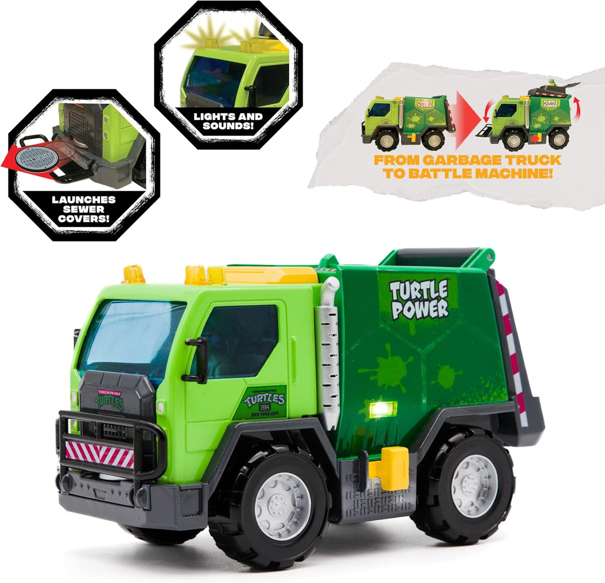 Teenage Mutant Ninja Turtles Thrash Battle color amarillo