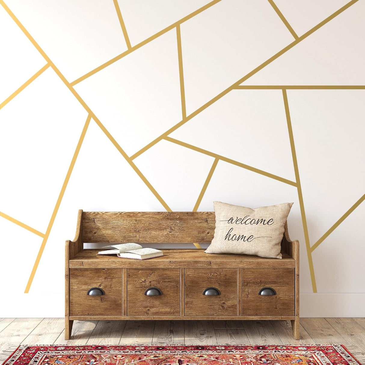 Vinilos Pared Modernos Peel and Stick Geométricos Decorativos