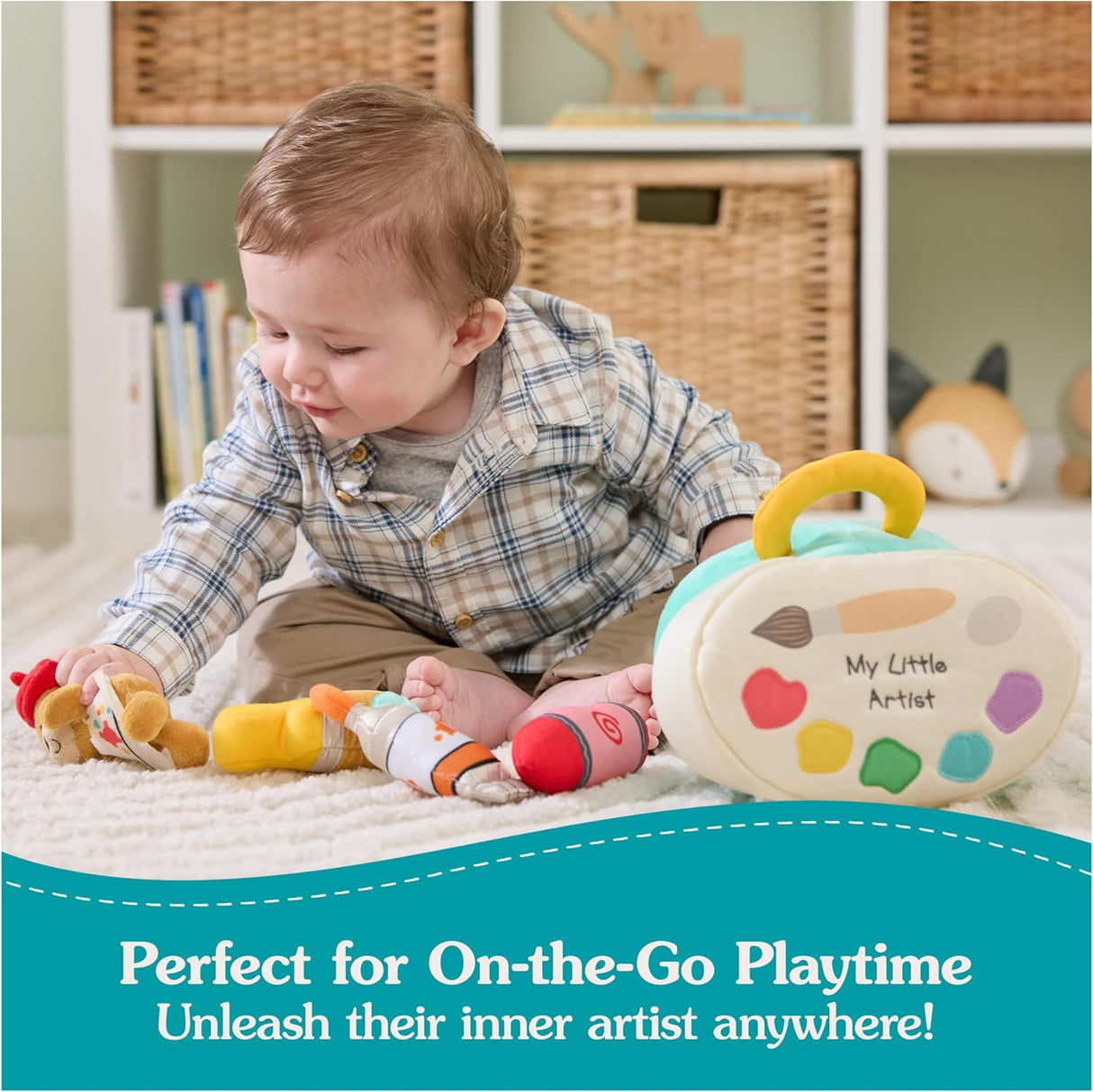 Set de Juguetes de Peluche GUND Baby, Sensory 5 Piezas, 7.5”