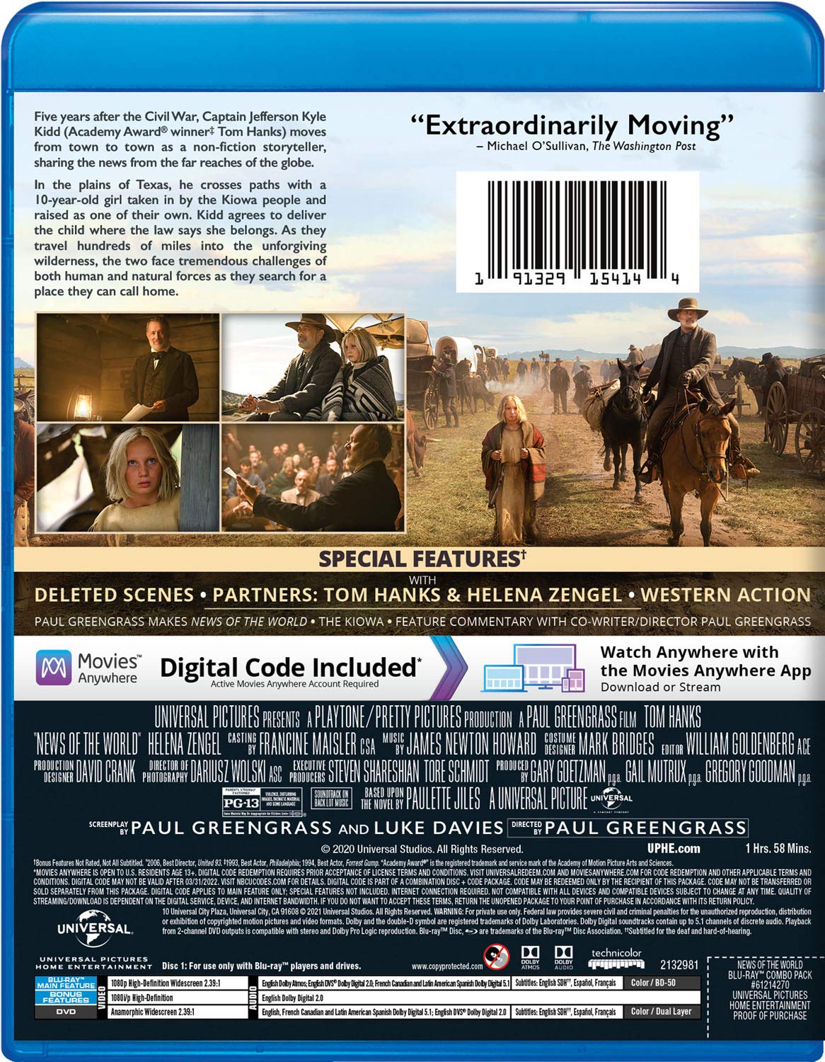 News of the World - Blu-ray + DVD + Digital