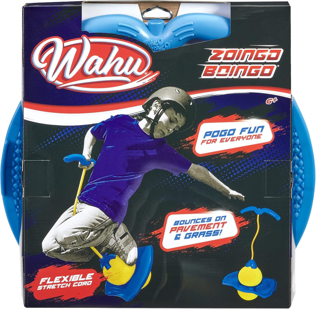 Pogo Ball Wahu Zoingo Boingo, flexible, para niños 6+