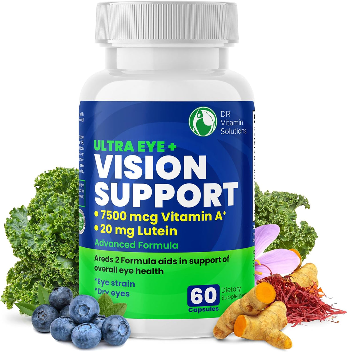 Vitaminas oculares de apoyo para la salud macular |