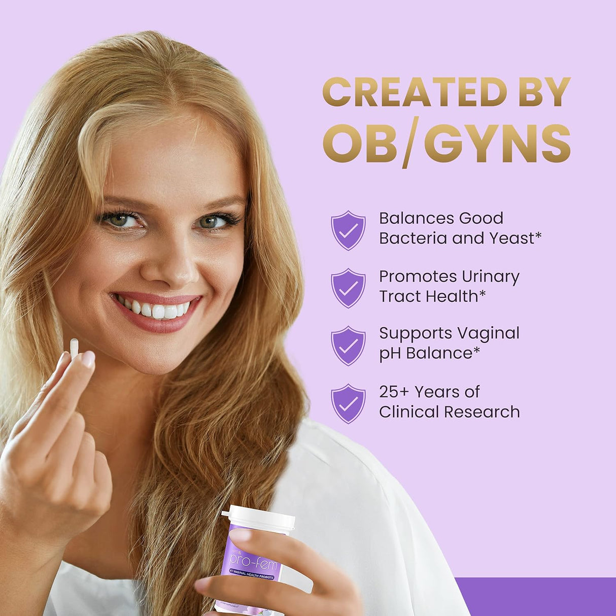 Probiótico de salud vaginal | Probióticos vaginales 30 cáp