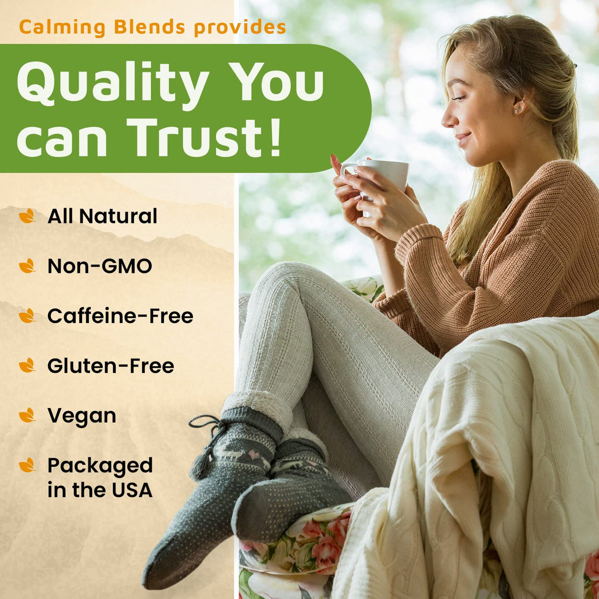 Té para Diverticulitis Calming Blends | Orgánico, Sin Cafeína