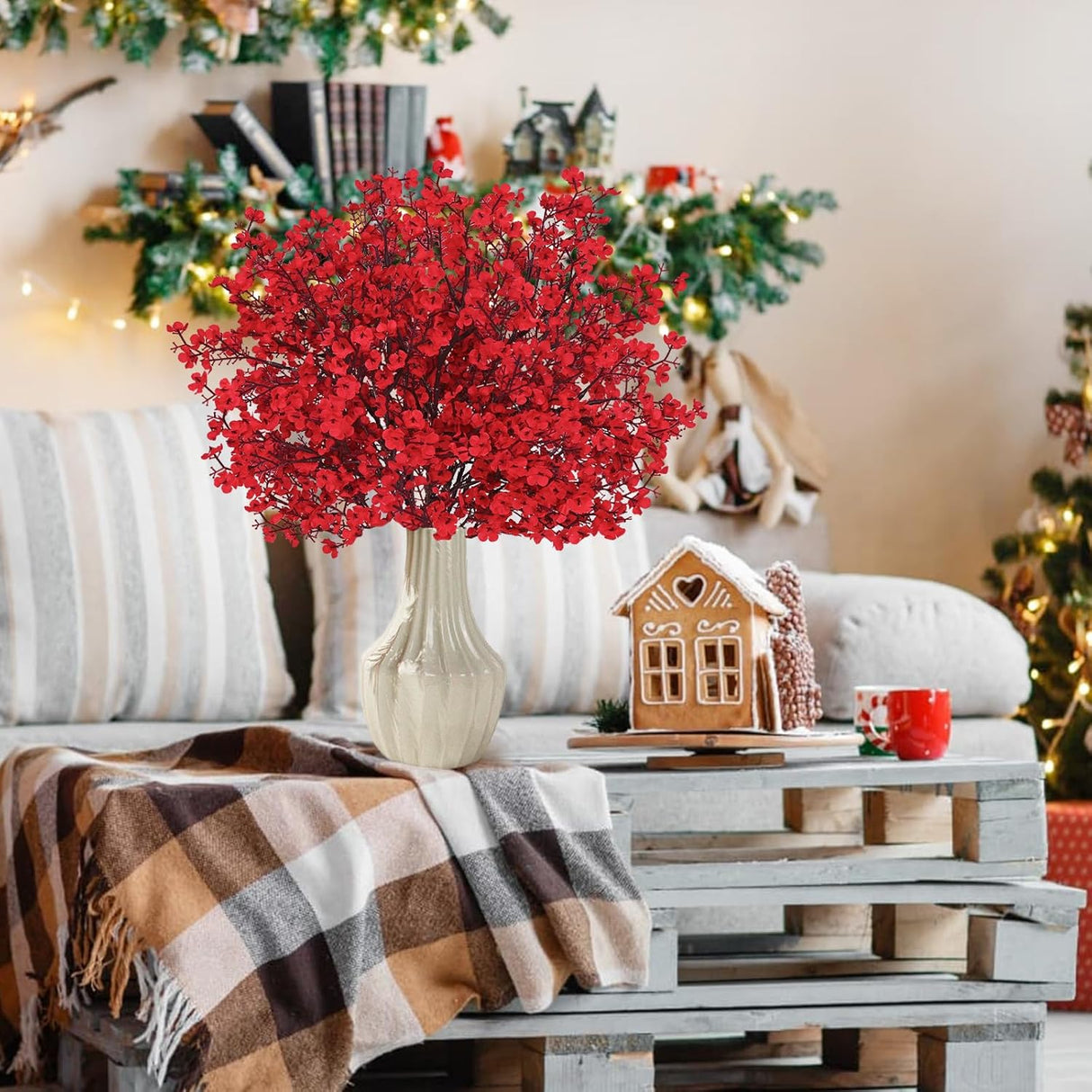 Flores Artificiales Yastouay, 10 Pcs, Real Touch, Decoración