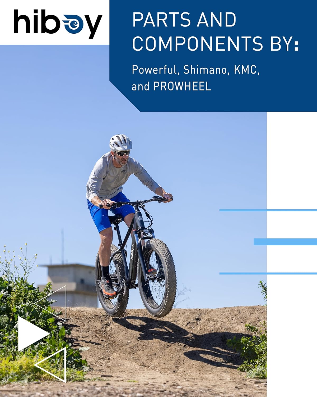 Bicicleta eléctrica Hiboy P6, 1000W, 62.1 millas, 26” fat tire