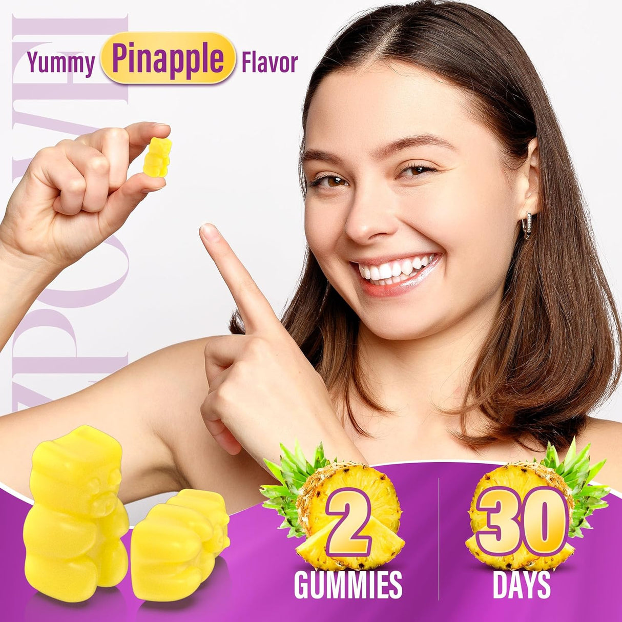 Suplemento de Inositol con Vitamina D3 y Magnesio, 30 días