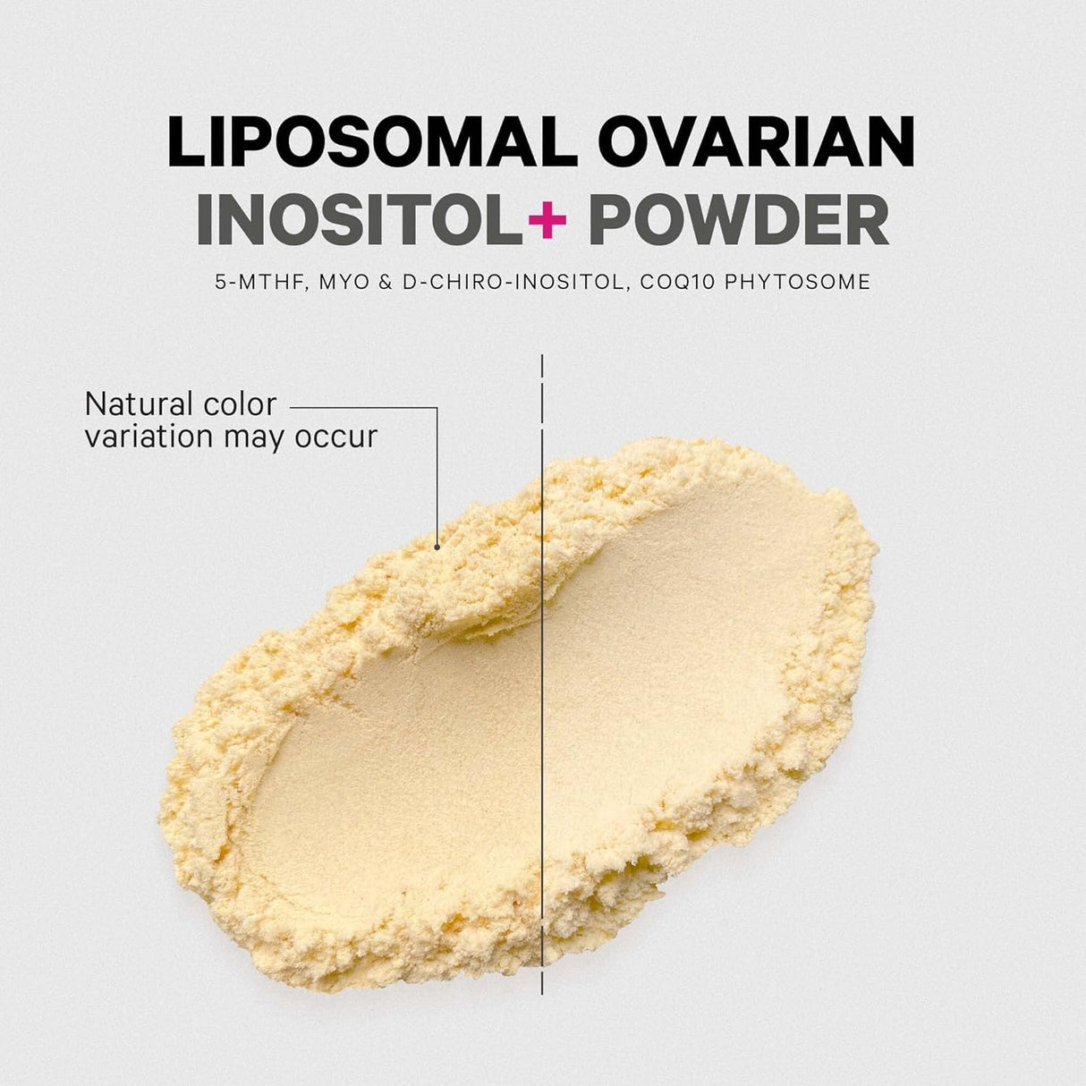 Suplementos en polvo de inositol ovárico liposomal sin OMG