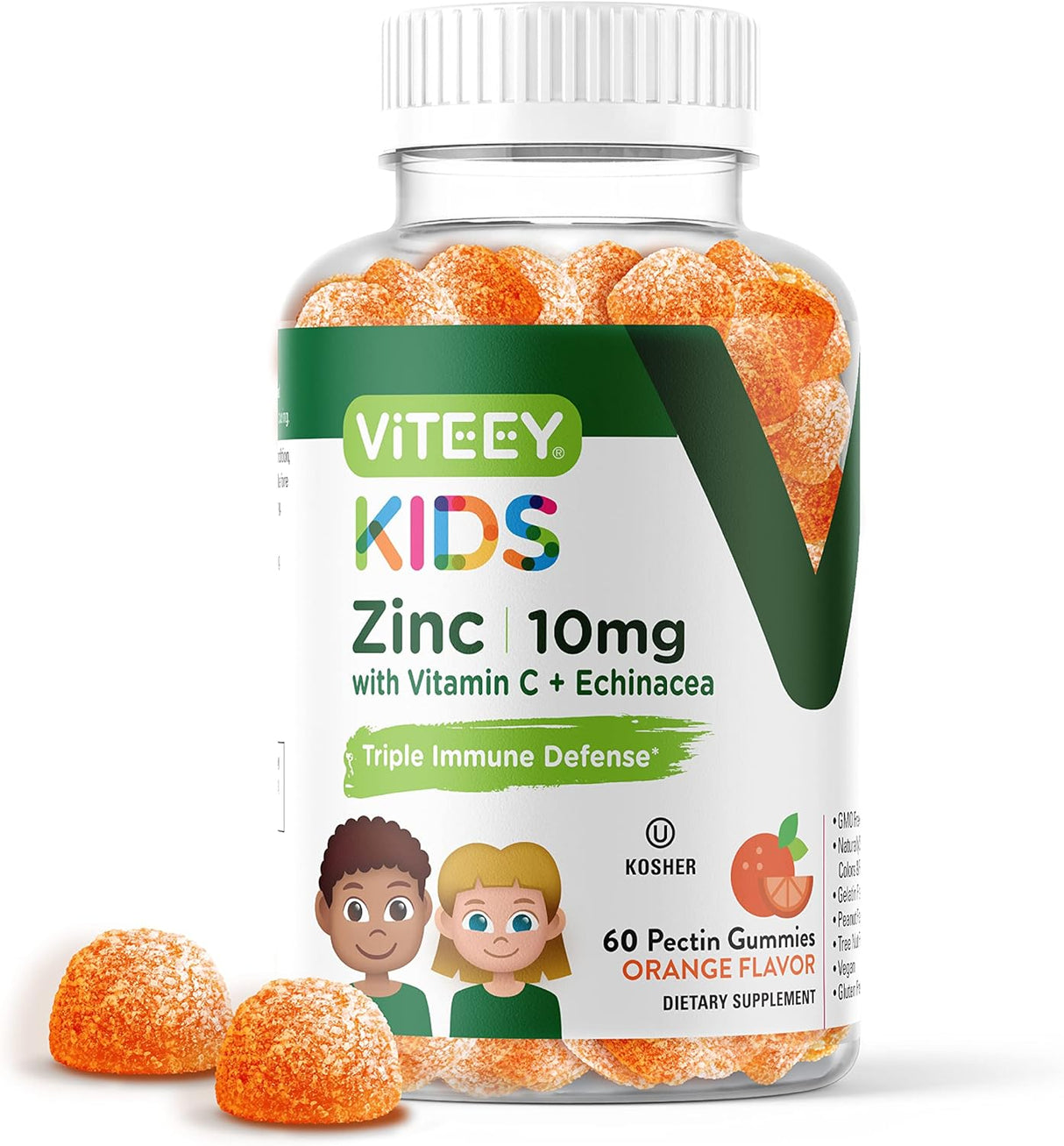 Gomitas de Zinc para Niños con Vitamina C y Equinácea
