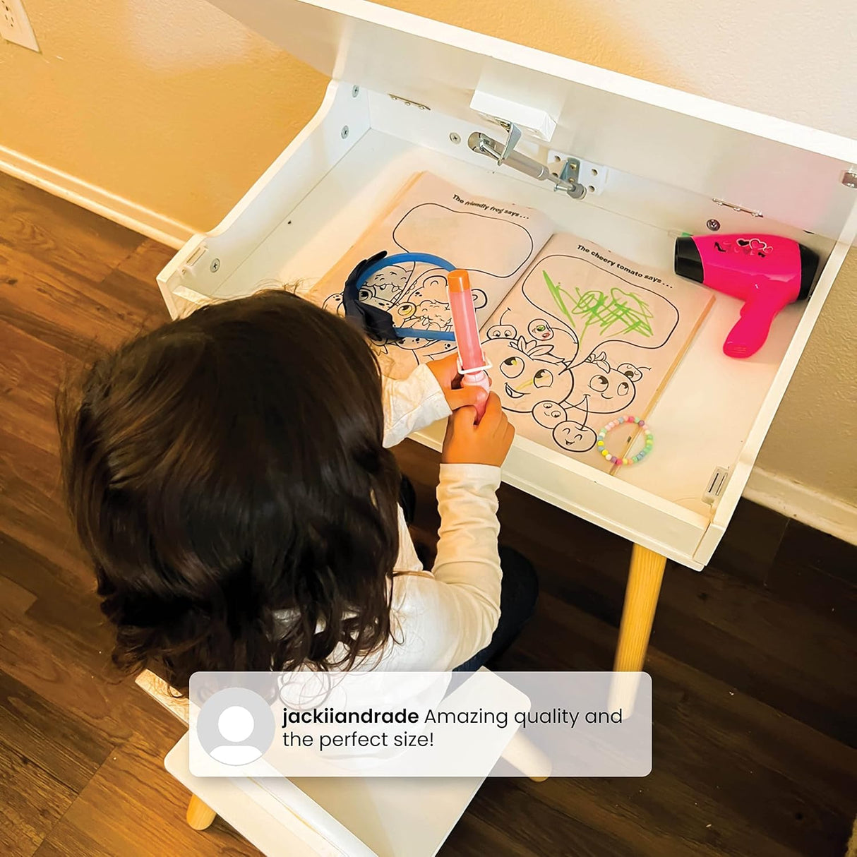 Escritorio y silla elevadora para niños pequeños y más