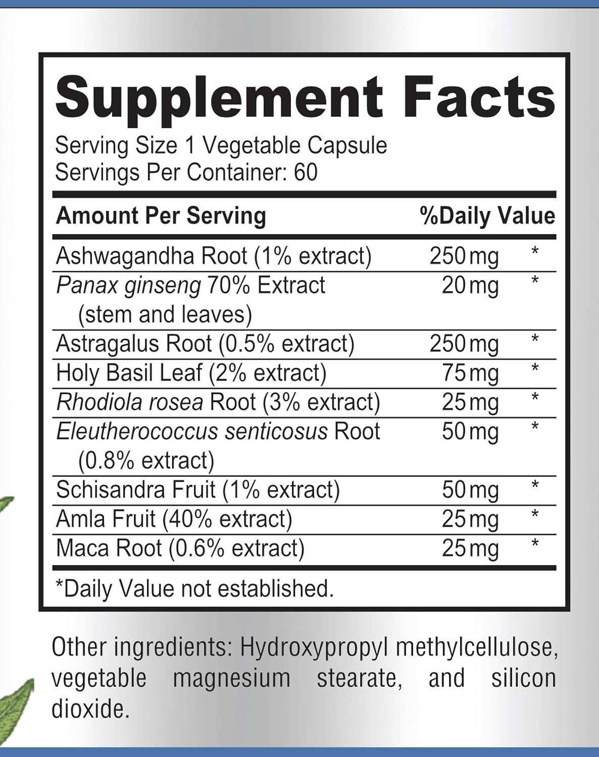 Adaptogen Fórmula de apoyo inmunológico para aliviar estrés