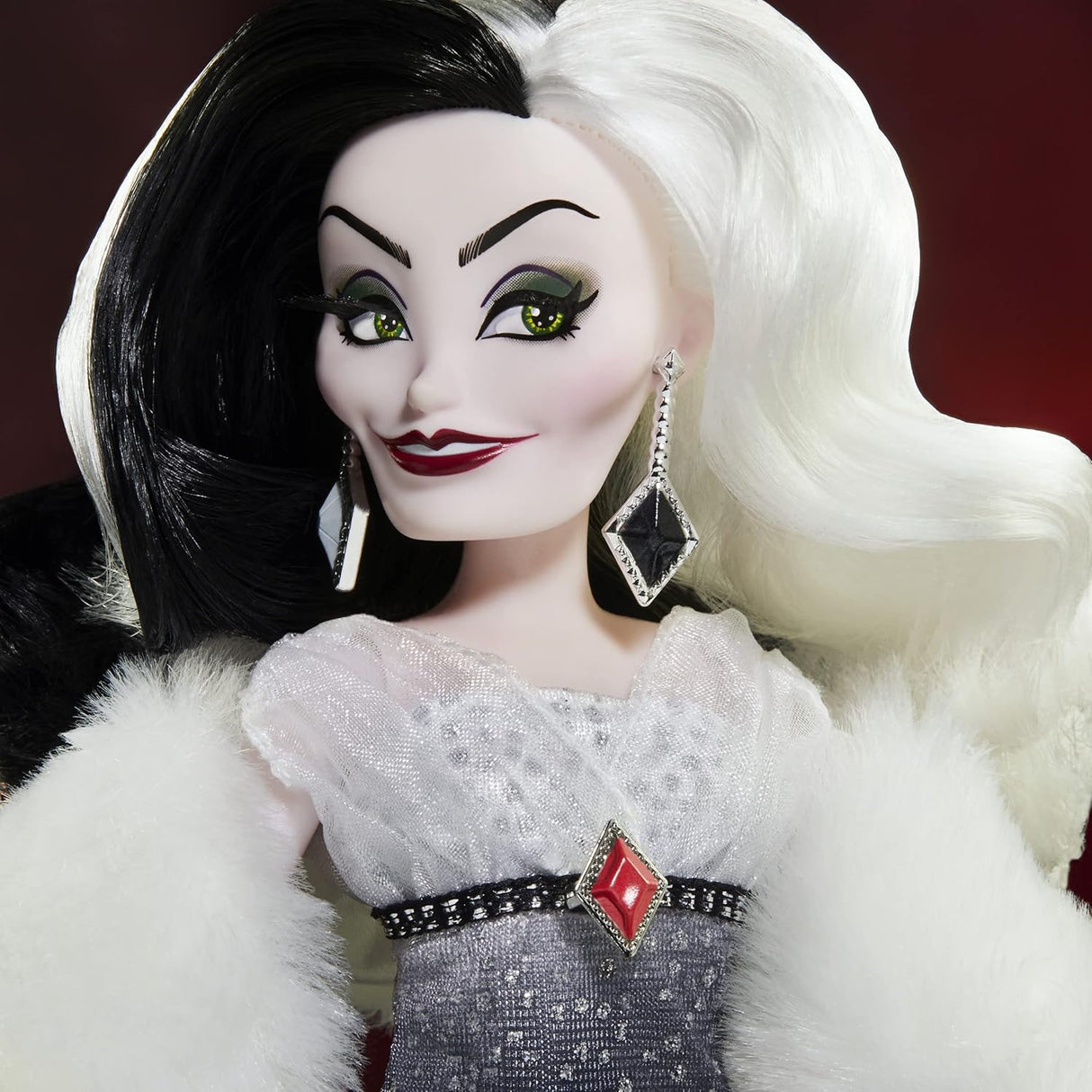 Muñeca Cruella De Vil, Disney, estilo contemporáneo, colección.