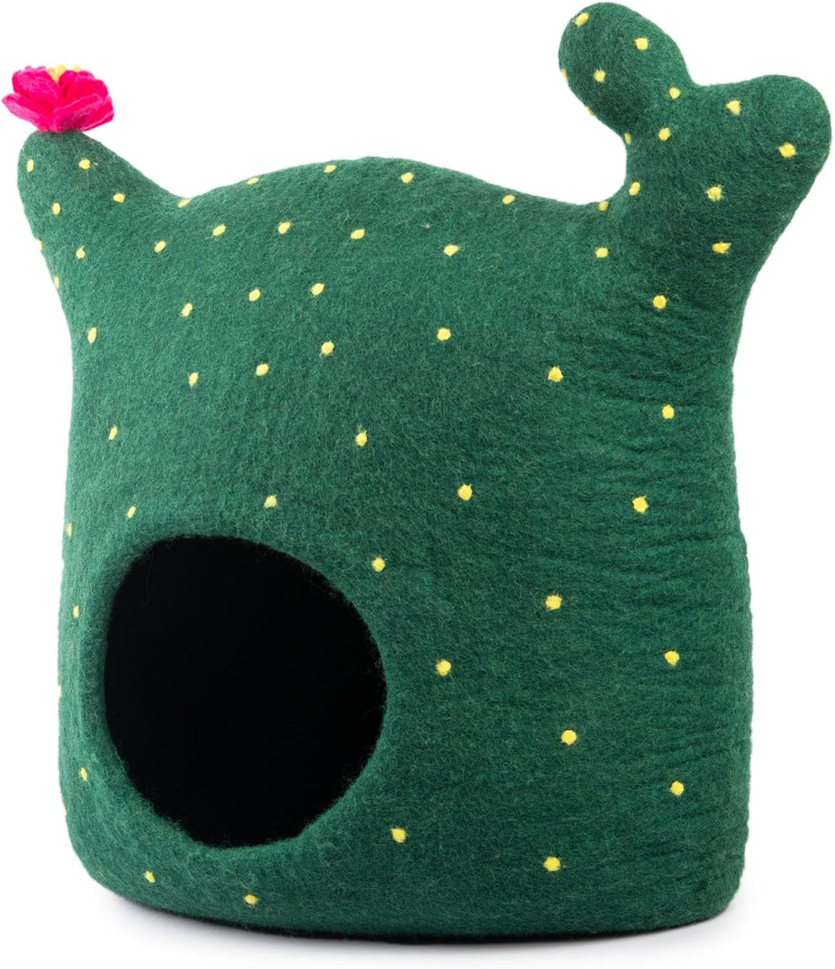 Cueva para Gato de Lana Merina - Woolygon - Ecológica y Plegable