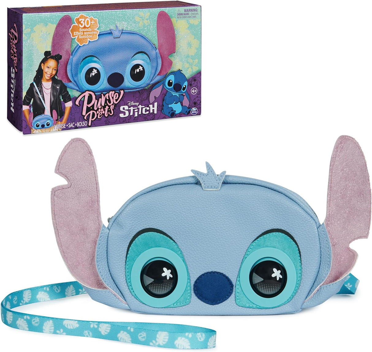 Purse Pets, Stitch Juguete Interactivo, Cruzada Plush