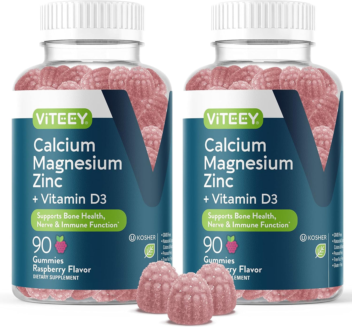 Magnesio y Zinc con Vitamina D3 Apoyo a la Salud Ósea