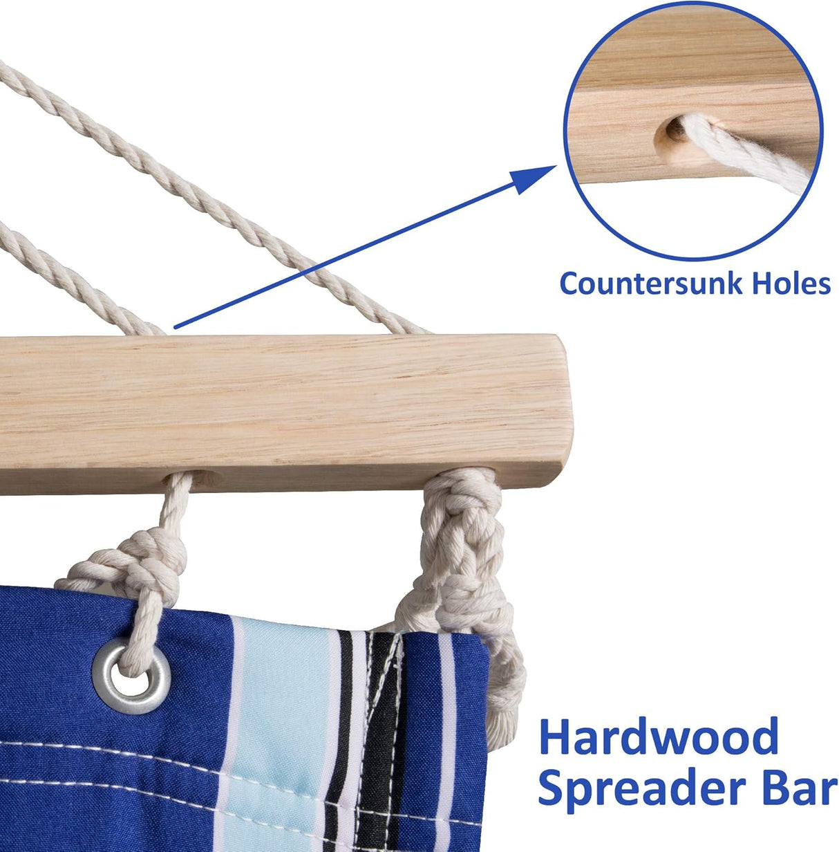 Hamaca de Dos Personas SUNCREAT con Soporte, 475lbs Capacidad
