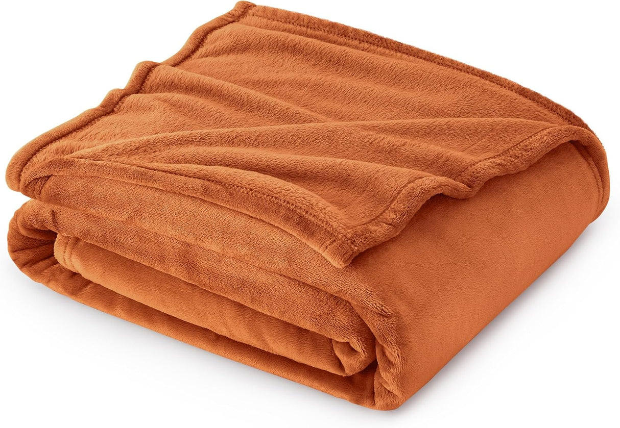 Manta Fleece Bedsure 300GSM Suave Ligera para Sofá y Camping