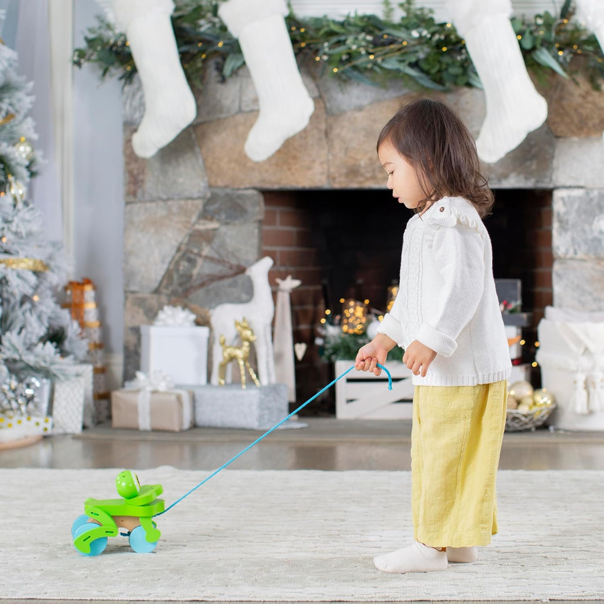 Juguete de arrastre Rana Melissa & Doug para bebés 1+