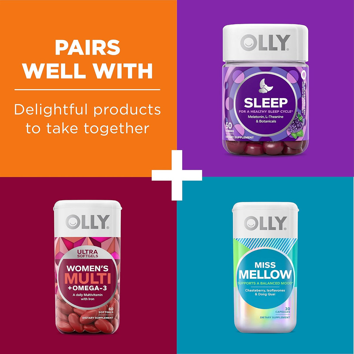 Suplemento OLLY Cápsulas veganas Beat The Bloat 25 unidades