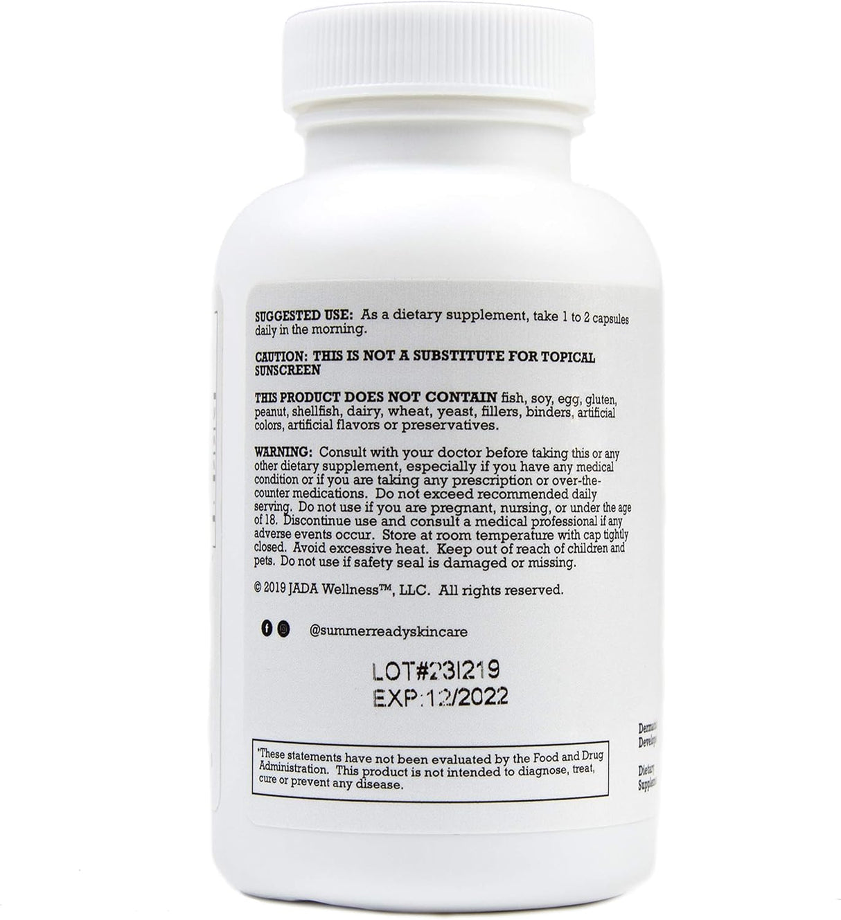 Suplemento Antioxidante para la Piel - D3, Niacinamida, Polipodio