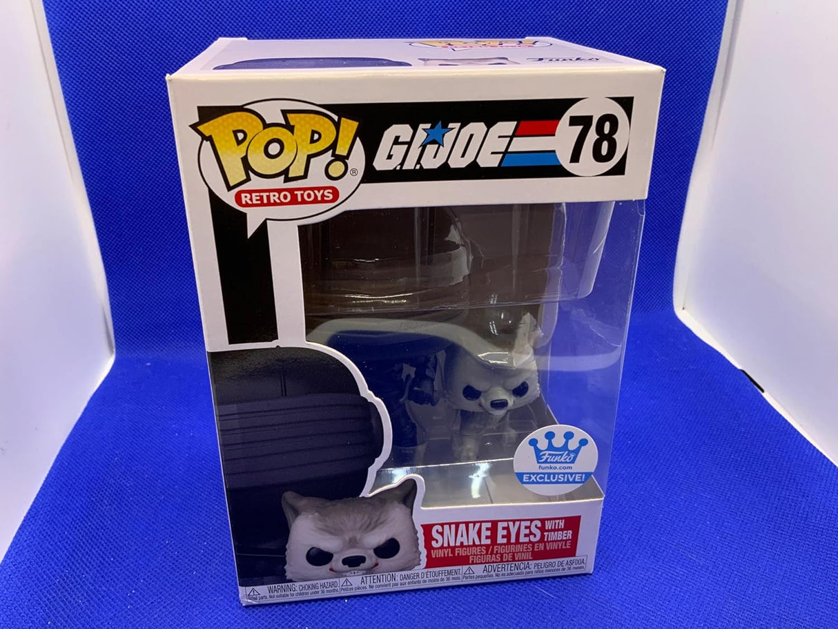 Funko Pop! G.I. Joe Snake Eyes con Timber #78 Exclusivo Funko