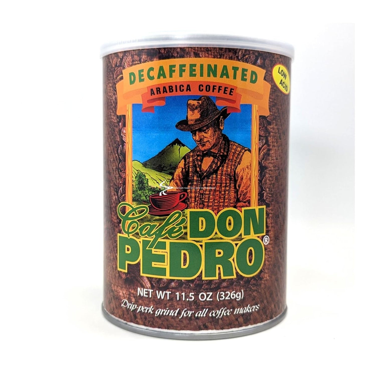 Café Don Pedro Café Decaf Americano 11.5 oz, Bajo en Ácido