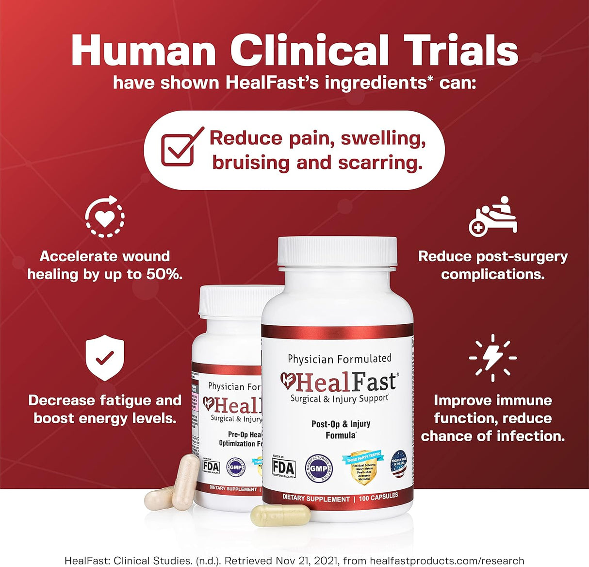 Suplementos Alimenticios de Recuperación Cuidado de Heridas