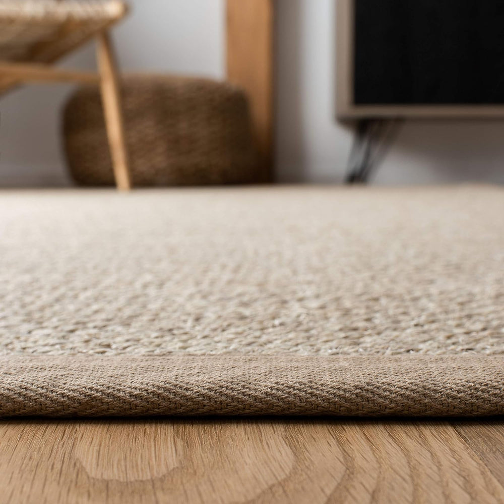 Alfombra de Fibra Natural - Diseño de Sisal, Fácil Cuidado, NF143B
