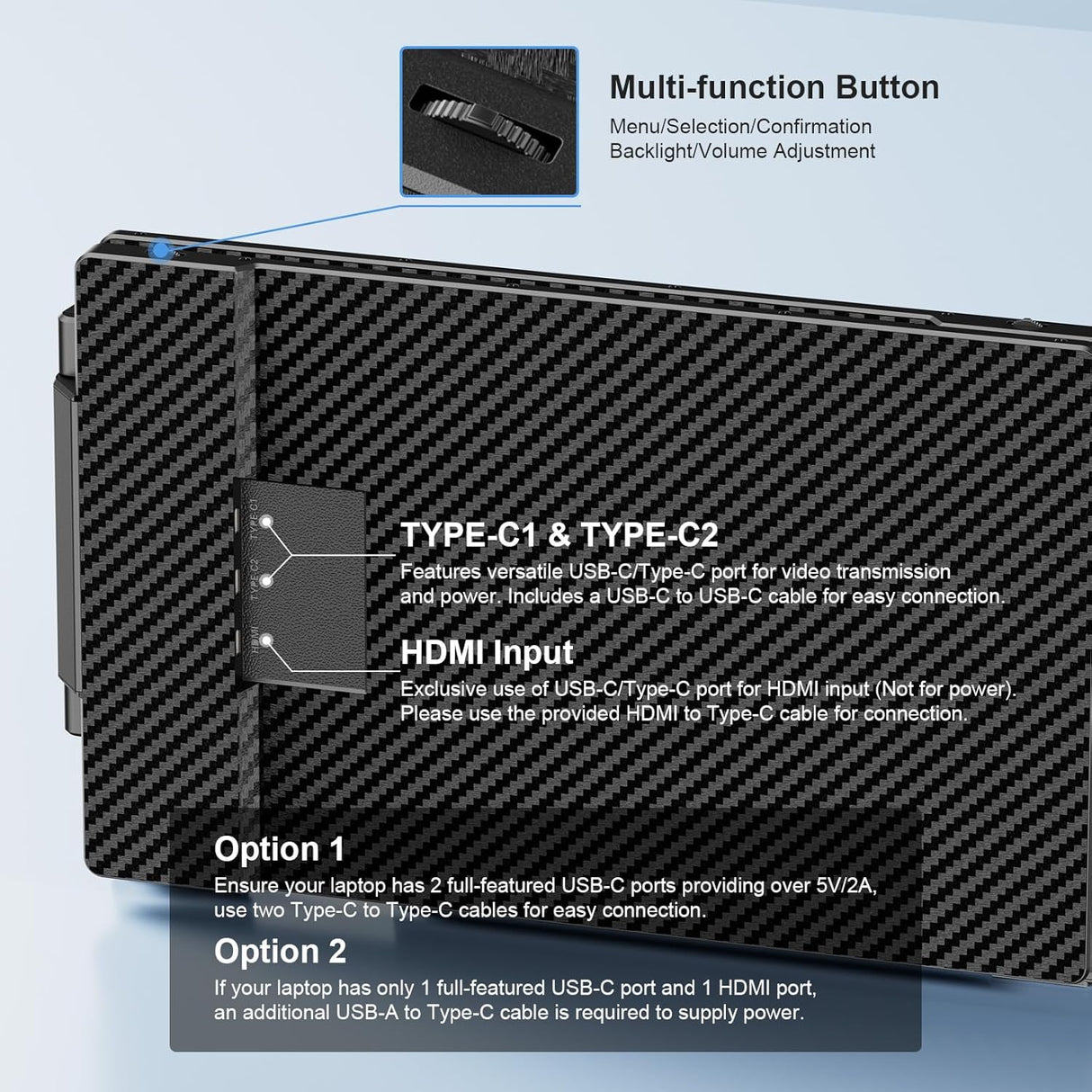 Extensor de Pantalla S3, Monitor Portátil 14'' 1080P FHD