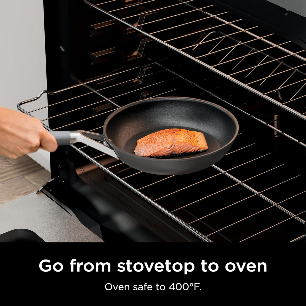 Sartén Antiadherente Ninja CW60020, Durable, Resistente, 8