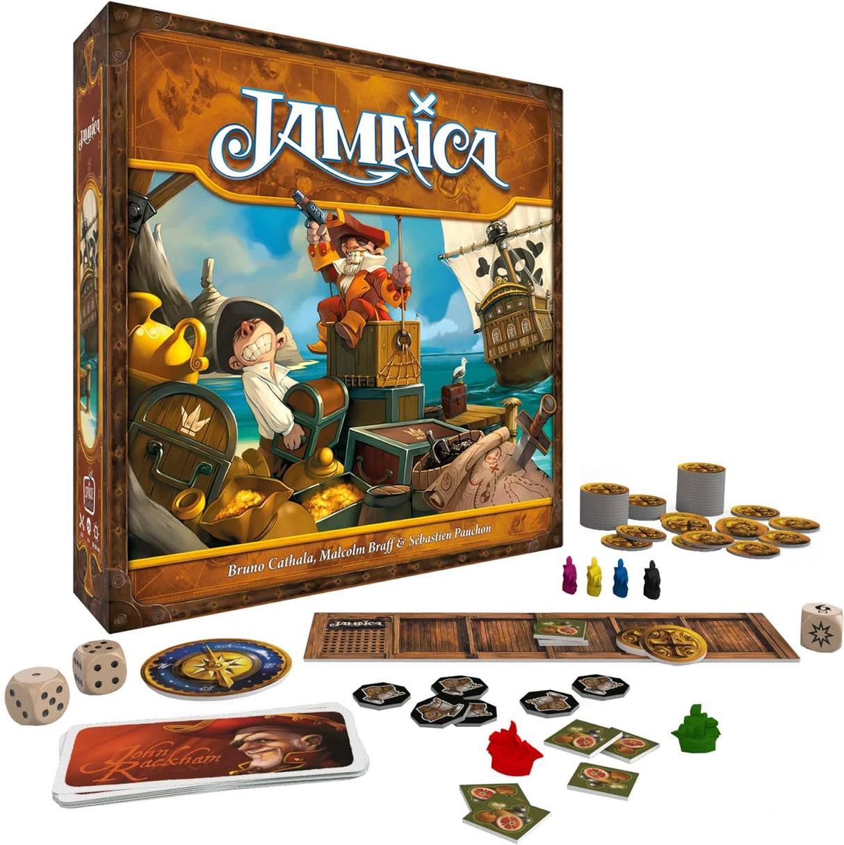 Juego de Mesa Jamaica - Space Cowboys, Aventura Pirata 2-6 Jug.