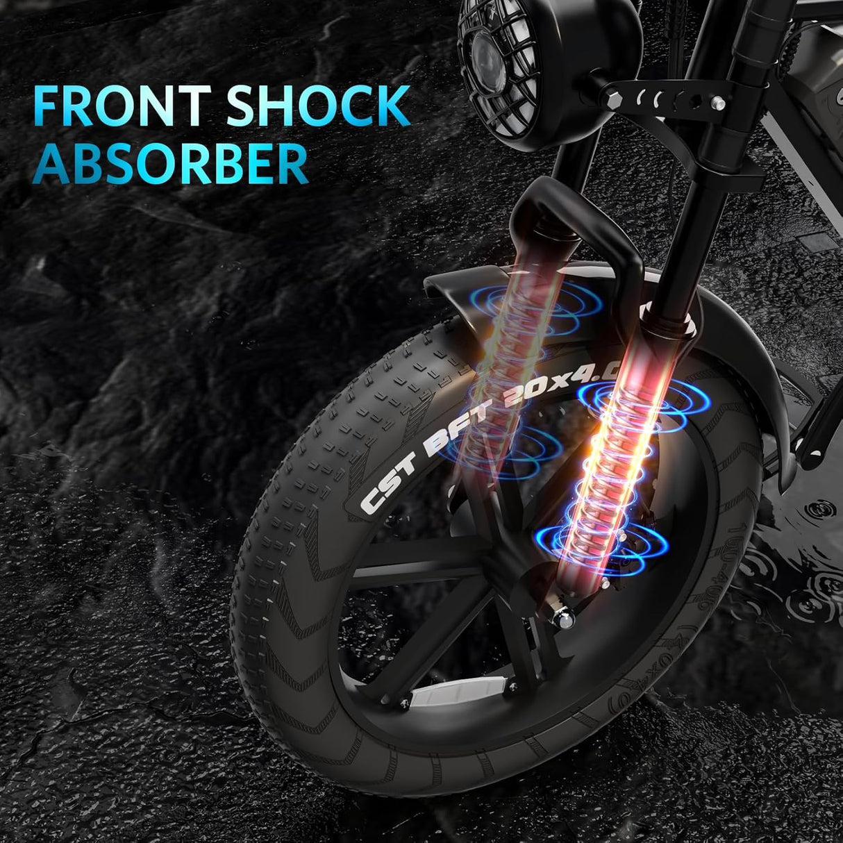 Bicicleta Eléctrica OUXI 750W 31MPH 20 Ruedas Gruesas V8