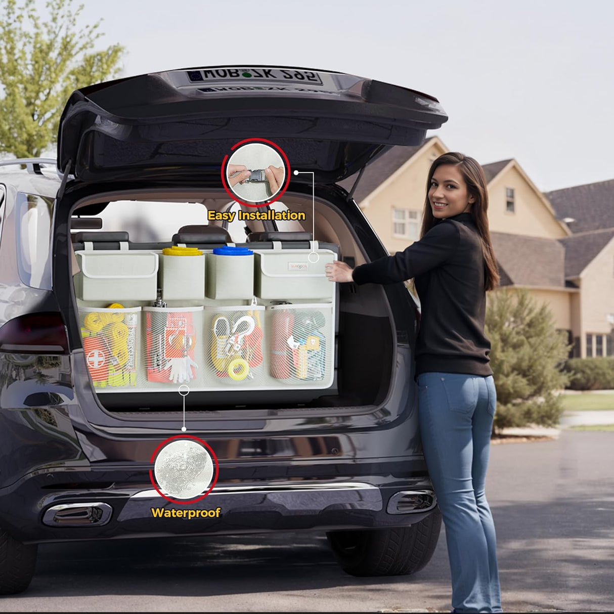 Organizador de Maletero SURDOCA, Gran Capacidad, 3ra Gen.