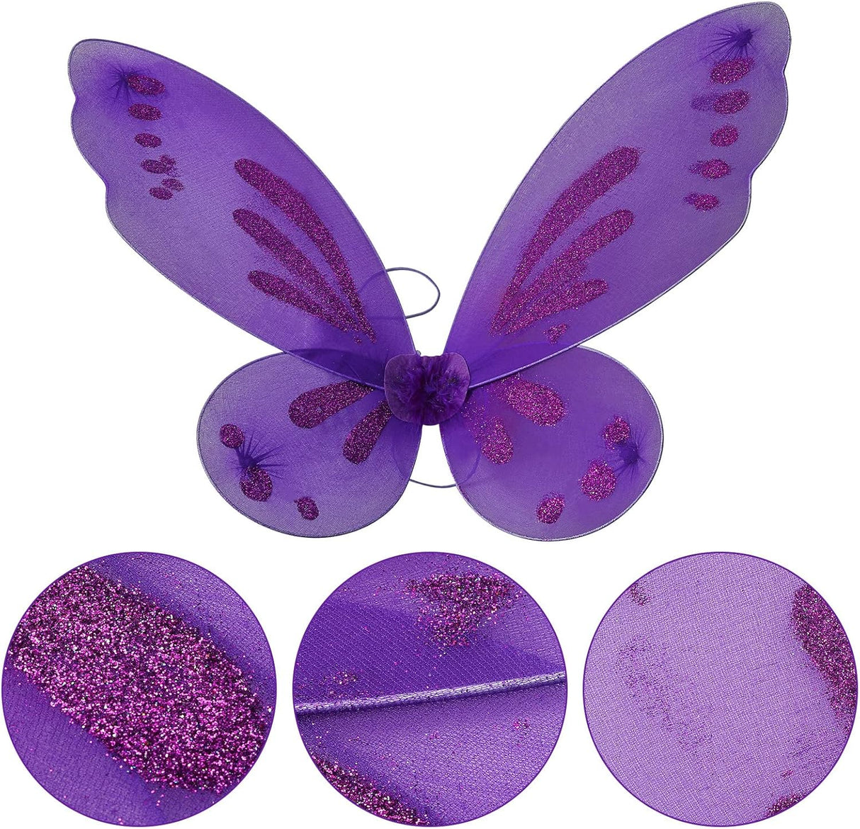 Disfraces de Alas de hada de mariposa morado