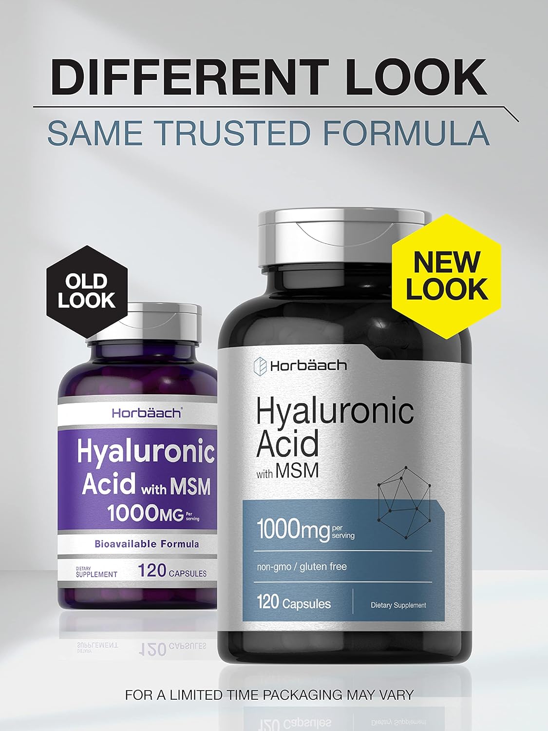 Suplementos Alimenticios Ácido hialurónico MSM 1000 mg